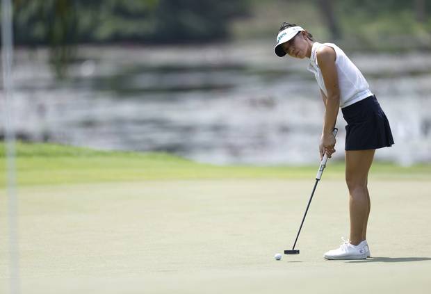 퍼팅을 하고 있는 리디아 고. 사진 제공=EPA연합뉴스