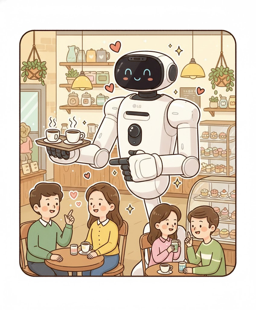 고객을 만족시키는 기업이라면 희망이 있습니다. <LG의 제미나이로 생성>