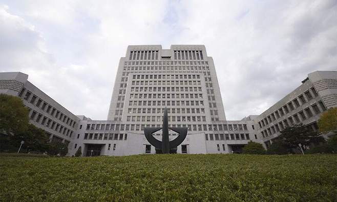 서울 서초구 대법원 청사 모습이 보이고 있다. 뉴시스