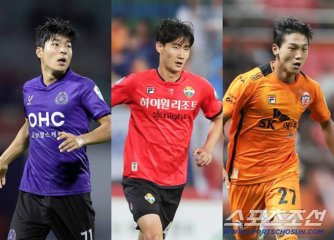 채현우, 신민하, 김준하(왼쪽부터). 사진제공=한국프로축구연맹