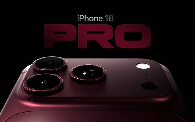 유출된 '아이폰 18 프로' 렌더링 이미지 (사진=@FrontPageTech)