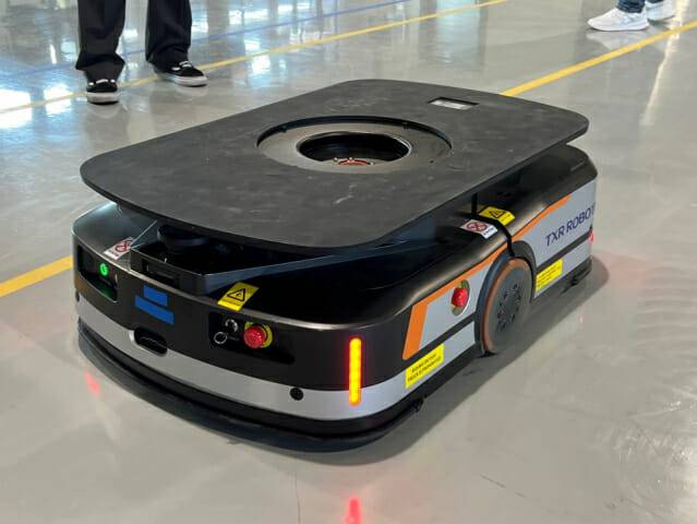 티엑스알로보틱스 자율주행로봇 (사진=지디넷코리아 신영빈 기자)