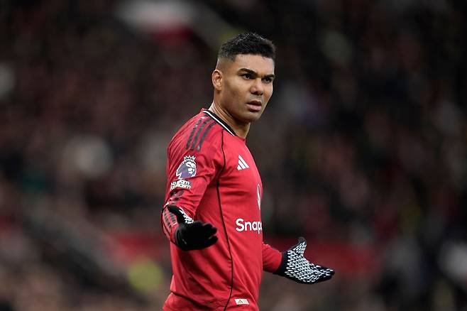 멘유 미드필더 카세미루가 올해 여름 팀과 계약이 만료된 뒤 유럽무대를 떠나 MLS로 떠날 가능성이 제기됐다. AP뉴시스