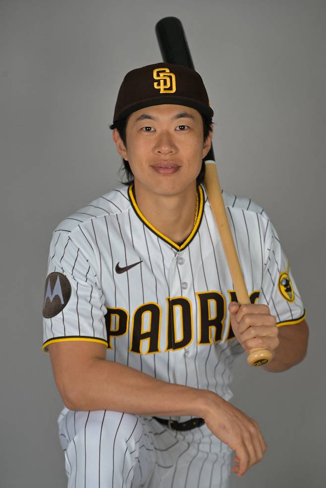 Feb 18, 2026; Peoria, AZ, USA; San Diego Padres Sung-Mun Song (24) during spring training photo day. Mandatory Credit: Jayne Kamin-Oncea-Imagn Images
<저작권자(c) 연합뉴스, 무단 전재-재배포, AI 학습 및 활용 금지>
