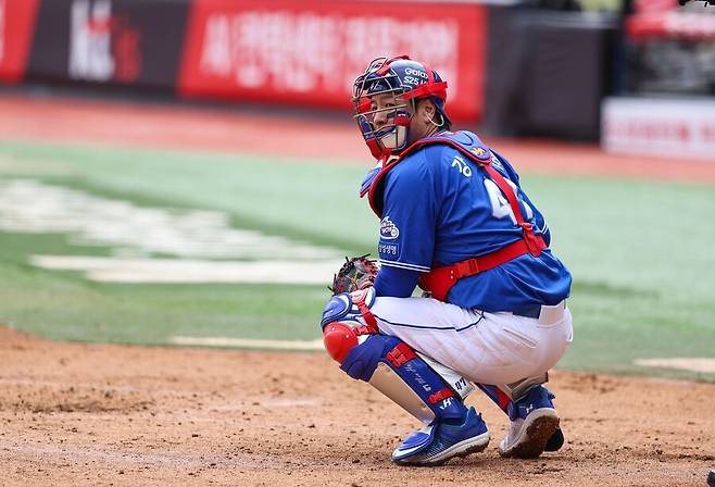 ▲ 강민호 ⓒ삼성 라이온즈