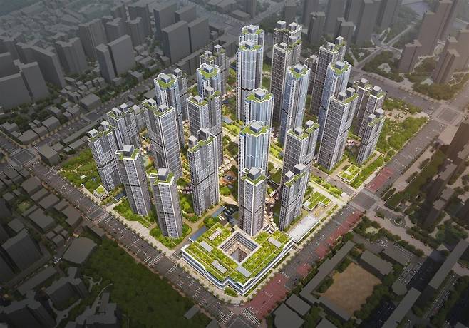 은마아파트 재건축 사업 조감도(서울시)