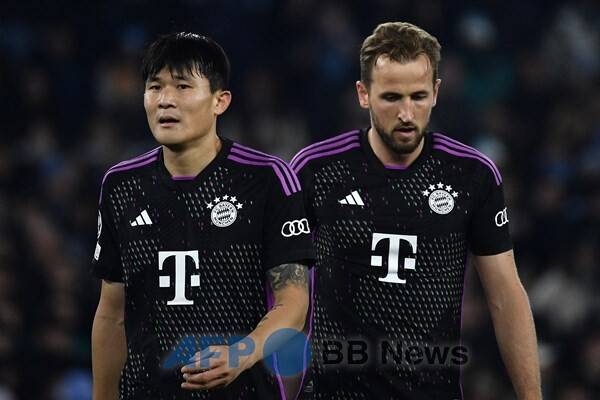 김민재(왼쪽)·해리 케인. ⓒAFPBBNews = News1