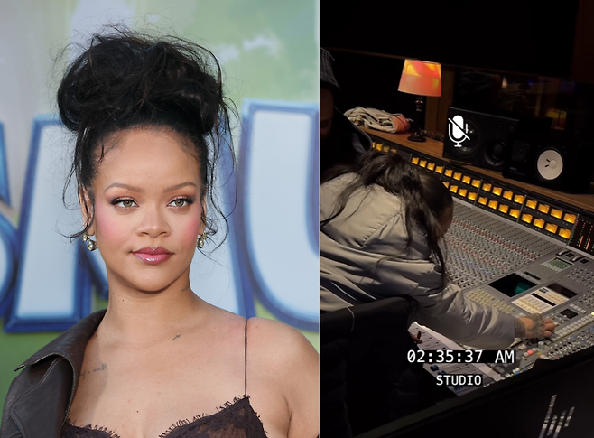 가수 리한나(사진=게티이미지). 리한나 인스타그램 캡처.