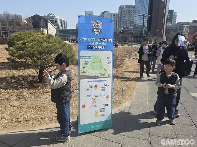 안내판이 곳곳에 배치되어 길을 잃을 상황은 방지됐다. (사진= 문원빈 기자)