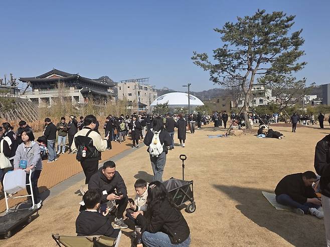 포켓몬 고의 인기를 입증한 칼로스 투어. (사진= 문원빈 기자)