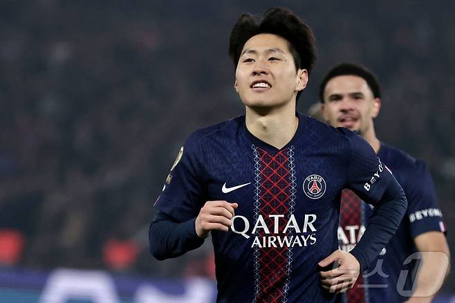 PSG의 이강인 ⓒ AFP=뉴스1