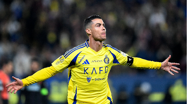 사우디아라비아 프로축구 1부 리그 알 나스르에서 활약 중인 크리스티아누 호날두. 사진=로이터=연합뉴스 제공