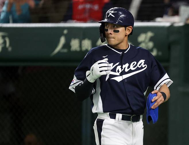 해외파 선수들이 합류한 WBC 한국 야구 대표팀이 일본 프로야구 팀들과 최종 평가전을 치른다. 사진은 이정후 본인. /사진=뉴스1