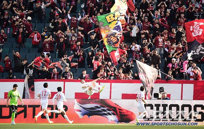 3월 1일 전주월드컵경기장에서 열린 K리그1 전북현대와 부천FC1995의 경기. 후반 추가시간 역전골을 성공시킨 부천 갈레고. 전주=송정헌 기자songs@sportschosun.com/2026.03.01/