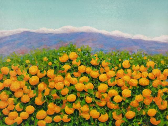 이영란 작, '제주의 풍년', 캔버스에 유채, 60x73cm. 대백프라자갤러리 제공