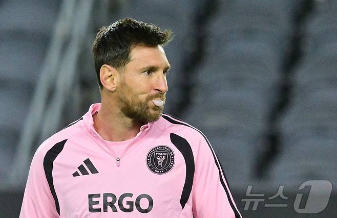 인터 마이애미의 리오넬 메시ⓒ AFP=뉴스1