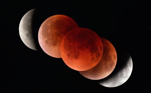 전영범 한국천문연구원 책임연구원이 2025년 9월8일 촬영한 개기월식. 한국천문연구원