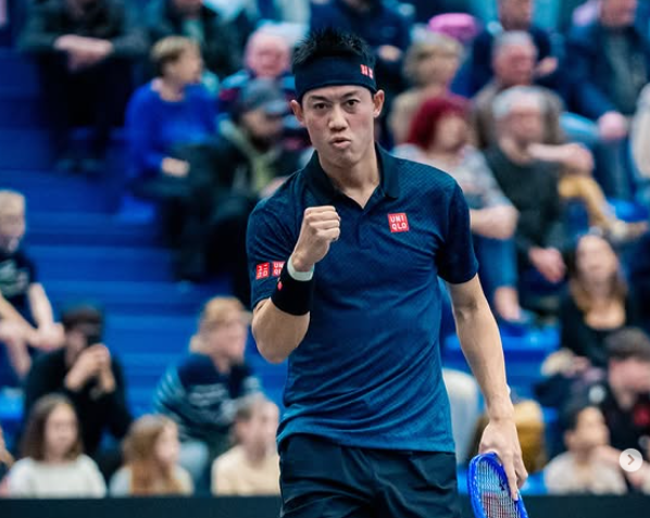 ATP 챌린저투어 트옹빌오픈 2회전에 진출한 니시코리 케이. 트옹빌오픈 SNS