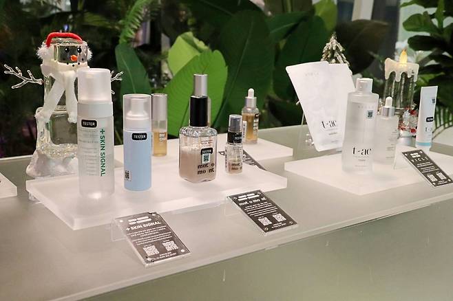 비더비에는 서울시 중소기업 뷰티 브랜드의 제품이 전시된다 / 출처=IT동아
