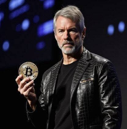 마이클 세일러 스트래티지 의장. 마이클 세일러 X