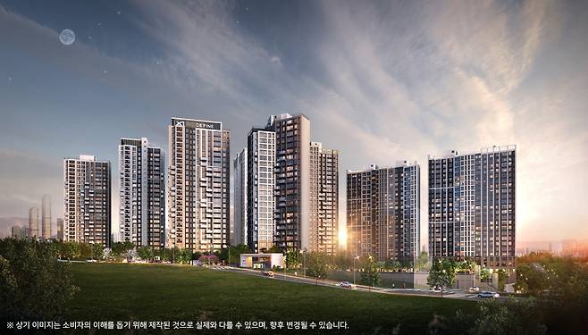 라클라체자이드파인 투시도(GS건설·SK에코플랜트)