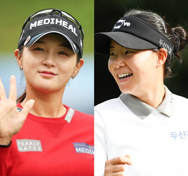 한국여자프로골프(KLPGA) 투어 2026시즌 첫 대회인 '신설 대회' 리쥬란 챔피언십에 출전하는 박현경, 임희정 프로. 사진제공=KLPGA (사진을 무단으로 사용하지 마십시오.)