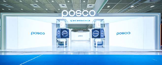 서울 코엑스에서 열린 인터배터리 포스코퓨처엠 부스 전경.(사진=포스코퓨처엠.)