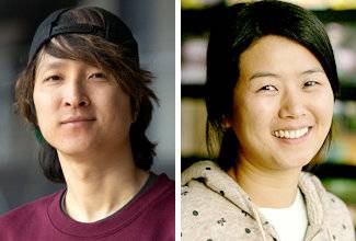 왼쪽부터 존 코디 김, 조성연.