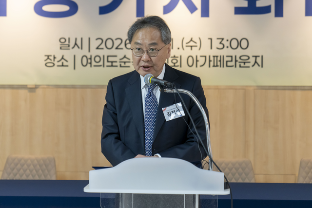 올해 부활절 연합예배 설교를 맡은 김정석 한교총 대표회장. 한교총 제공