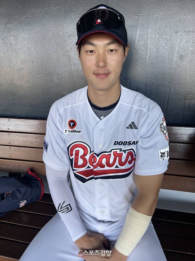 두산 박지훈이 13일 경기를 마치고 인터뷰하고 있다. 이천 | 김하진 기자