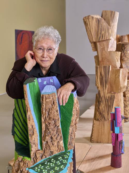 김윤신 조각가. /호암미술관 제공