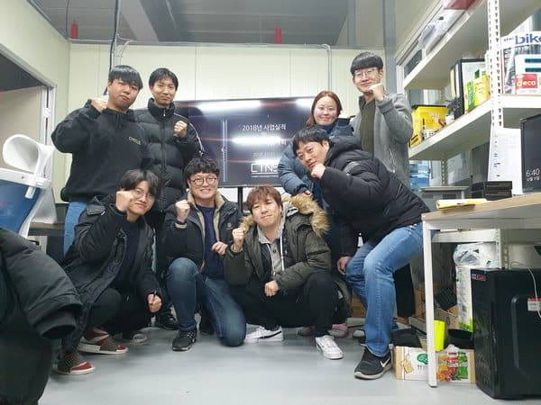 ㈜CTNS 임직원. /경남창조경제혁신센터