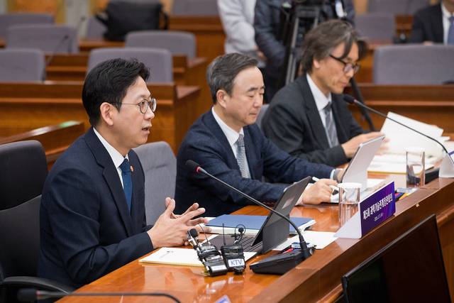 배경훈 부총리 겸 과기정통부 장관이 11일 열린 제5회 과학기술관계장관회의에서 발언하고 있다. 과기정통부 제공