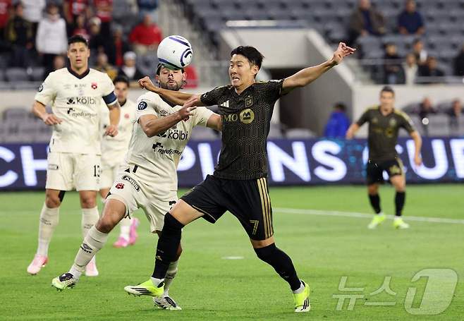 LA FC의 손흥민 ⓒ AFP=뉴스1