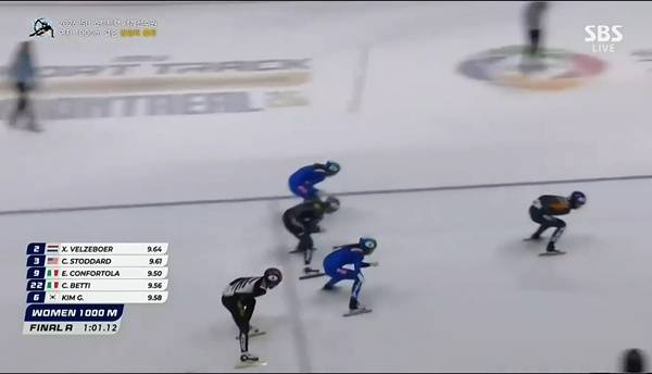 최하위에 포진한 김길리. ⓒSBS