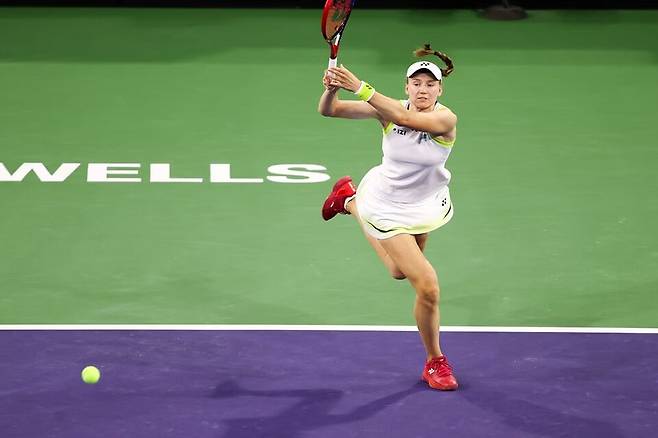 다음 주 세계 2위가 되는 리바키나 / 인디언웰스 홈페이지