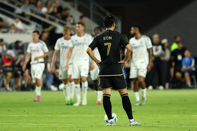 손흥민이 세인트루이스전에서 미드필더로 활약했다. /로이터=뉴스1