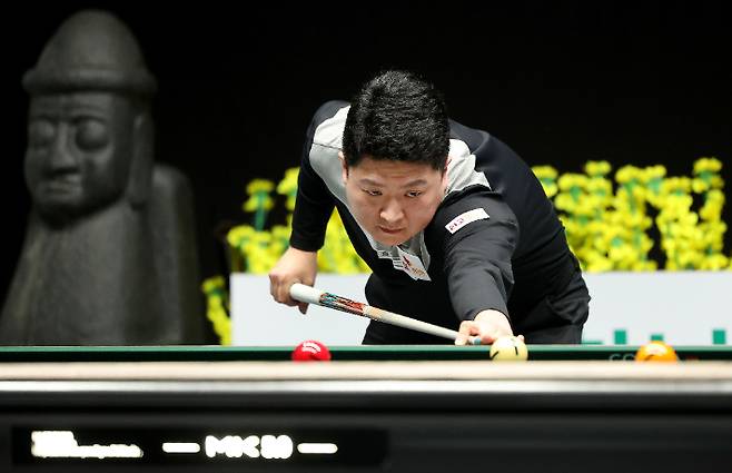 조건휘의 결승전 경기 모습. PBA