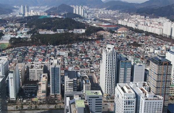 창원시 배후도시 지구단위계획 구역 모습. /창원시