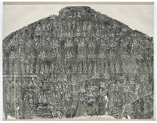 ▲ 효당산석하서벽화상