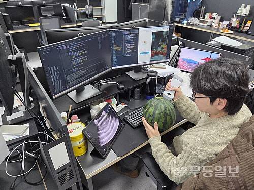 비전파트너스의 연구개발 모습.