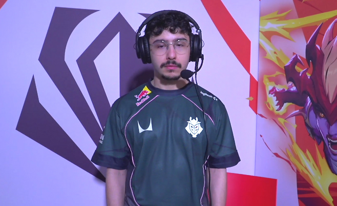 G2 e스포츠 탑 라이너 '브로큰블레이드' 세르겐 첼리크(사진=에셋영상 캡처)