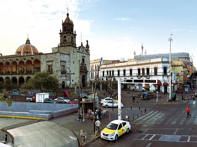 과달라하라 중심가 전경