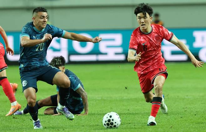 부상으로 또 쓰러진 중원의 핵 황인범. 뉴스1