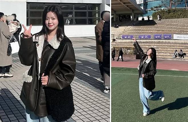 배우 김시아가 한양대학교를 조기 입학한 근황이 눈길을 끌고 있다. /사진=김시아 인스타그램
