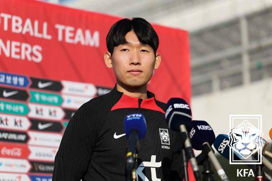 대한민국 축구대표팀 홍현석. /사진=대한축구협회 제공