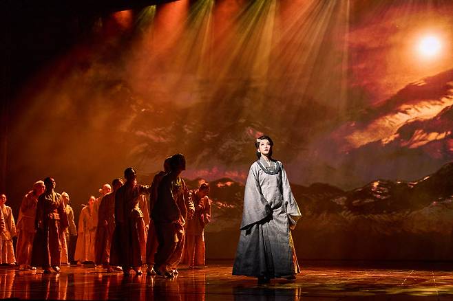 뮤지컬 ‘몽유도원’의 한 장면(사진=에이콤)