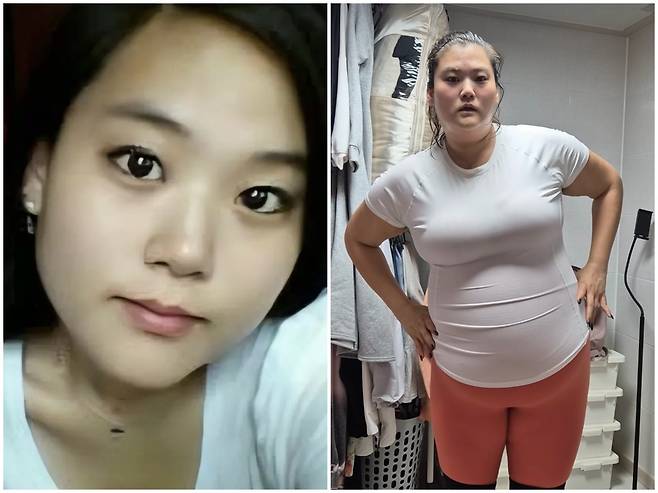 70㎏ 감량으로 화제를 모은 인플루언서 박수지가 체중 변화 모습과 일상을 공개했다. 박수지 인스타그램 ⓒ뉴시스