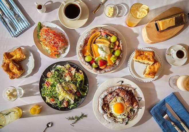 제주 ‘담다’ 브런치 메뉴. /사진= 금호리조트