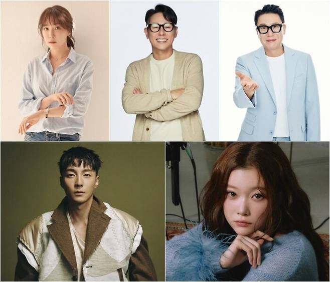 오는 4월 방영될 채널A '하트시그널' 시즌5의 연예인 예측단. (왼쪽부터 시계 방향으로) 김이나, 윤종신, 이상민, 츠키, 로이킴. / 사진=각 소속사 제공